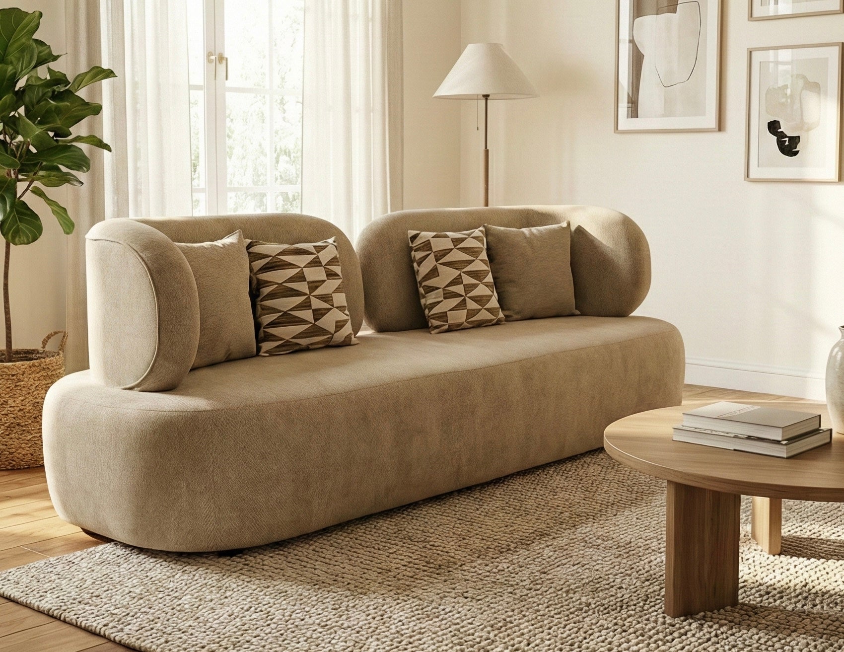 MIGT LUNARA 3 SEATER SOFA
