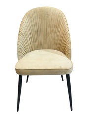 Aurora Pleated Velvet Chair