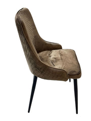 Verona Quilted Velvet Chair